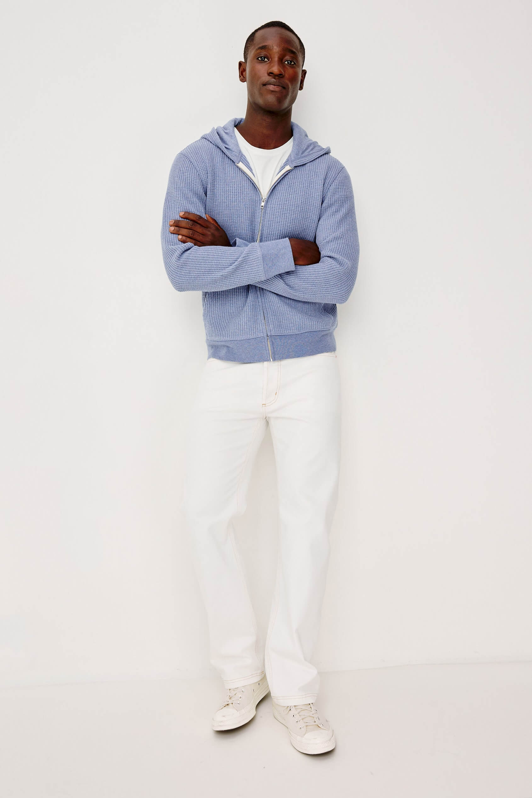 Rails Kenton Hoodie in blue heather