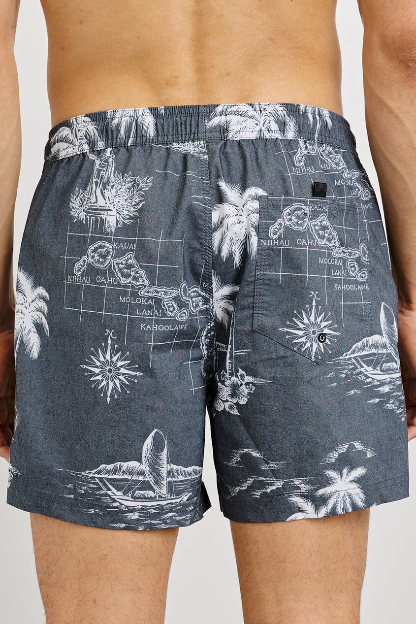 Rails La Brea swim short in paradise