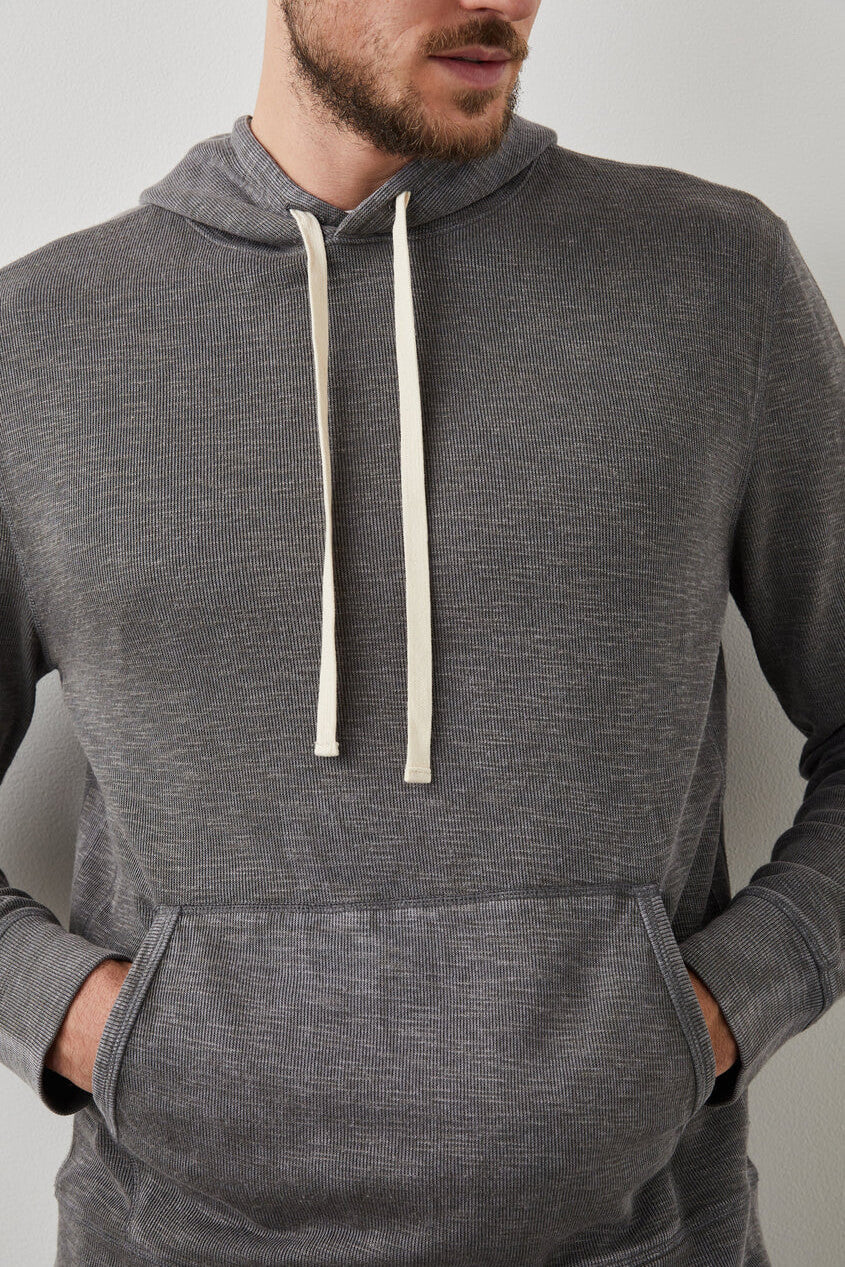 Rails Mammoth Hoodie in washed black