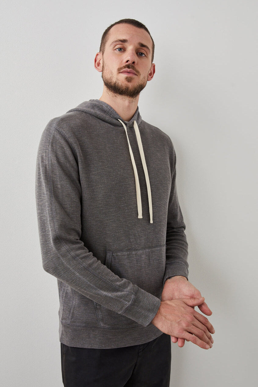 Rails Mammoth Hoodie in washed black