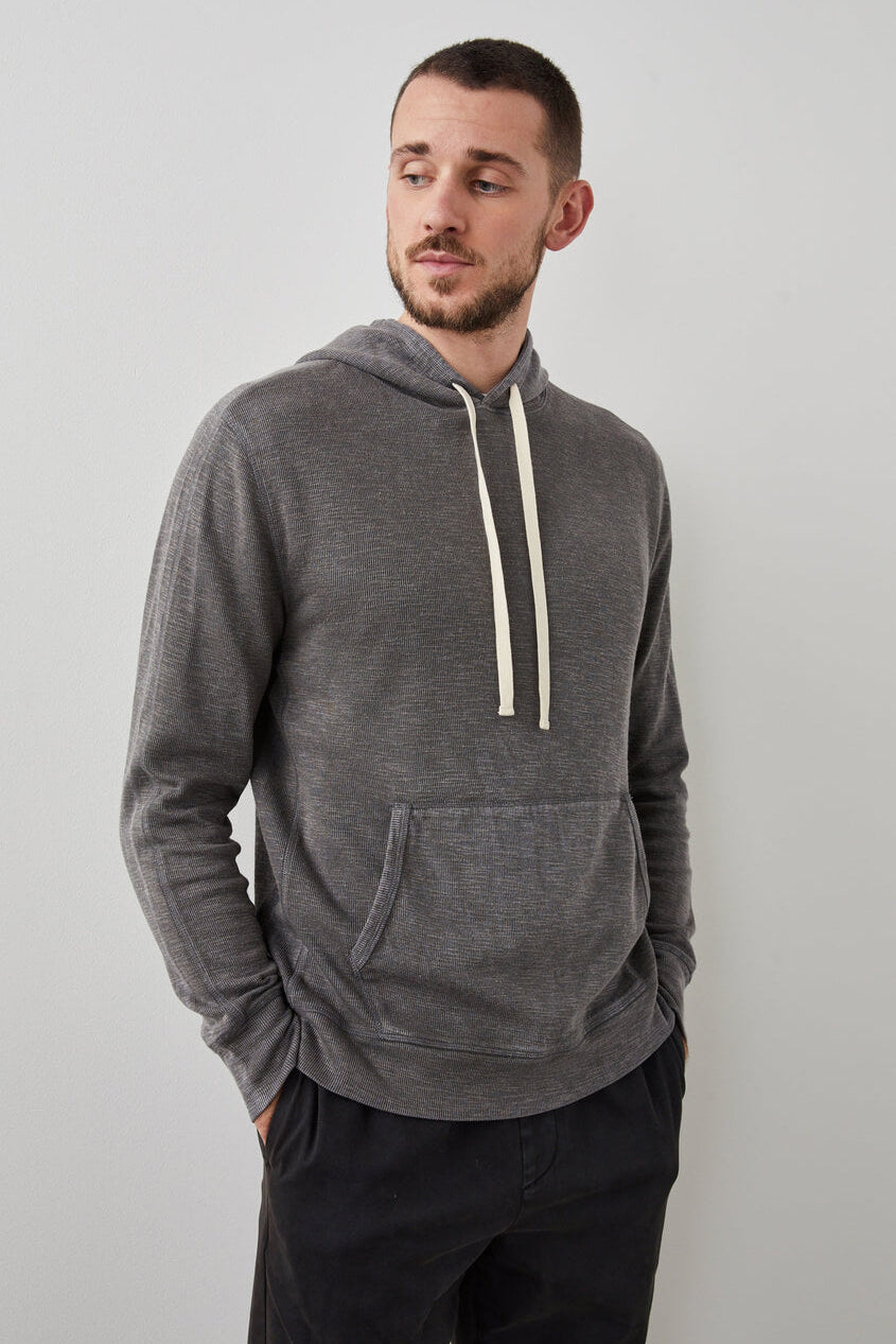Rails Mammoth Hoodie in washed black