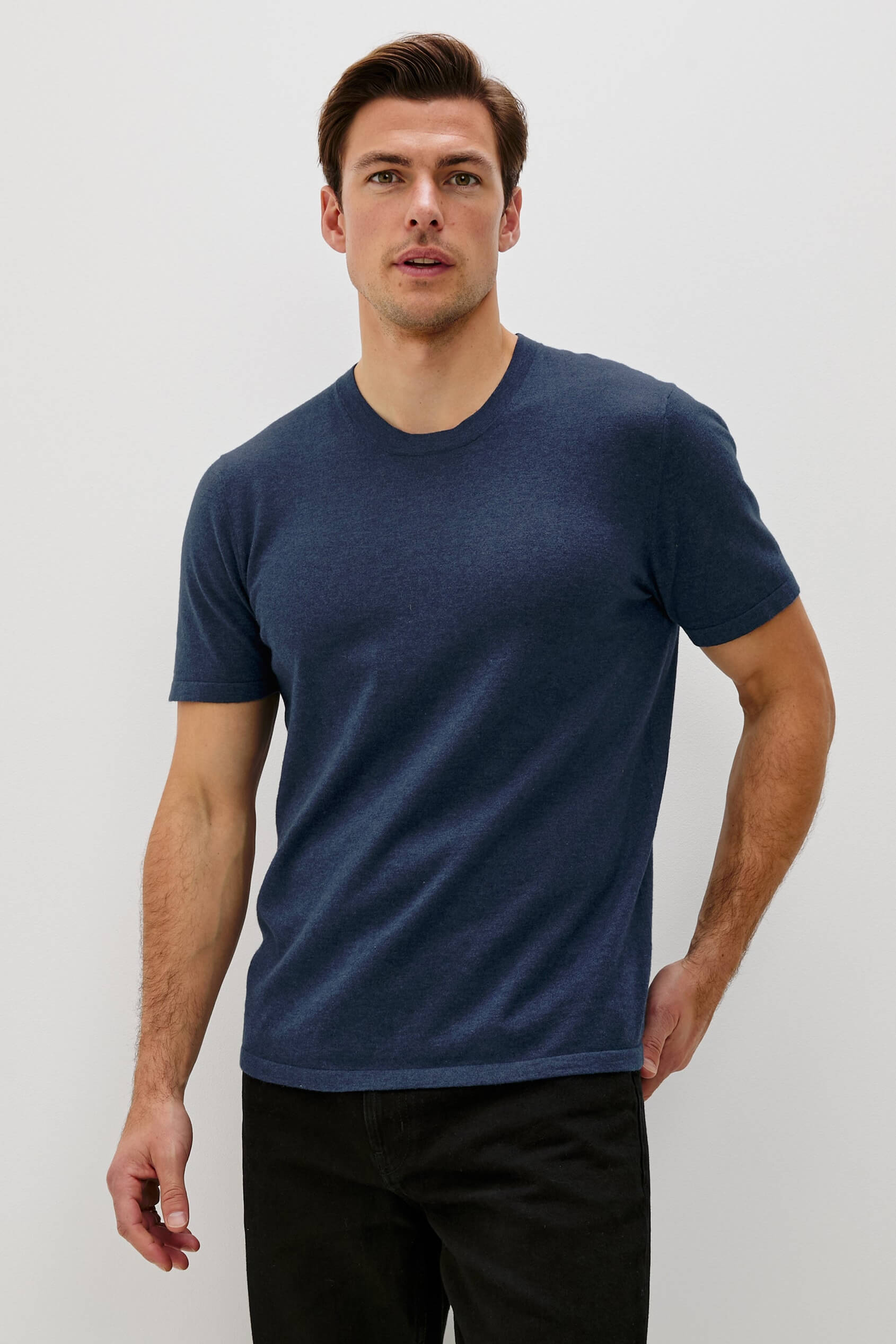 Rails Mason Tee in heather blue