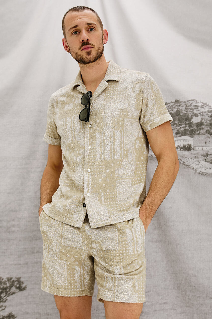Rails Maverick Shirt in bandana craft paper