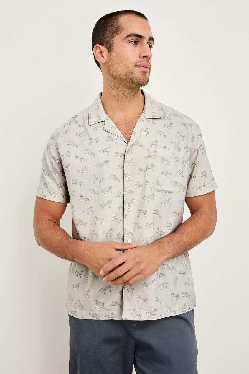 Rails Moreno Shirt in stallion parchment indigo