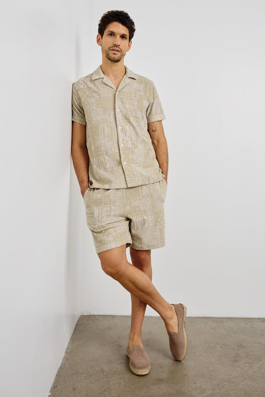 Rails Nova short in bandana craft paper