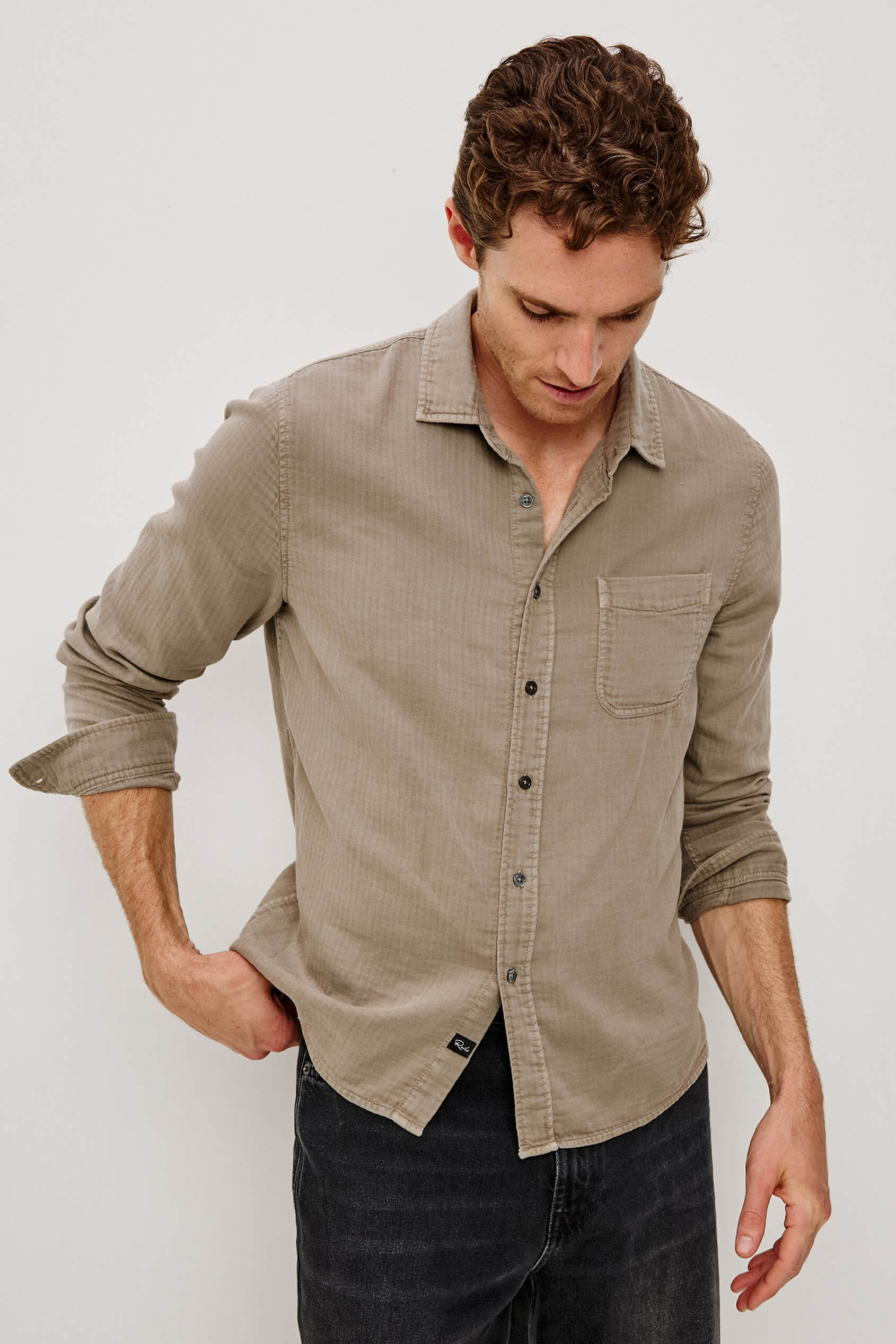 Rails Owen Shirt in desert path