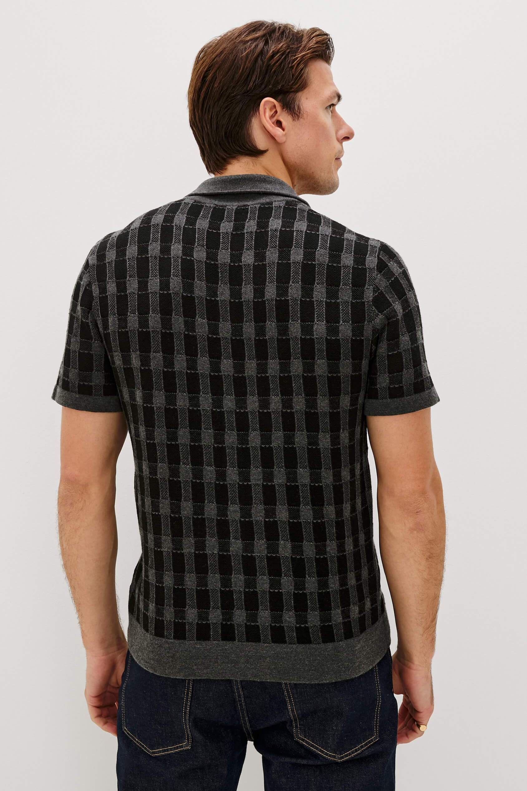 Rails Ronan Shirt in charcoal black