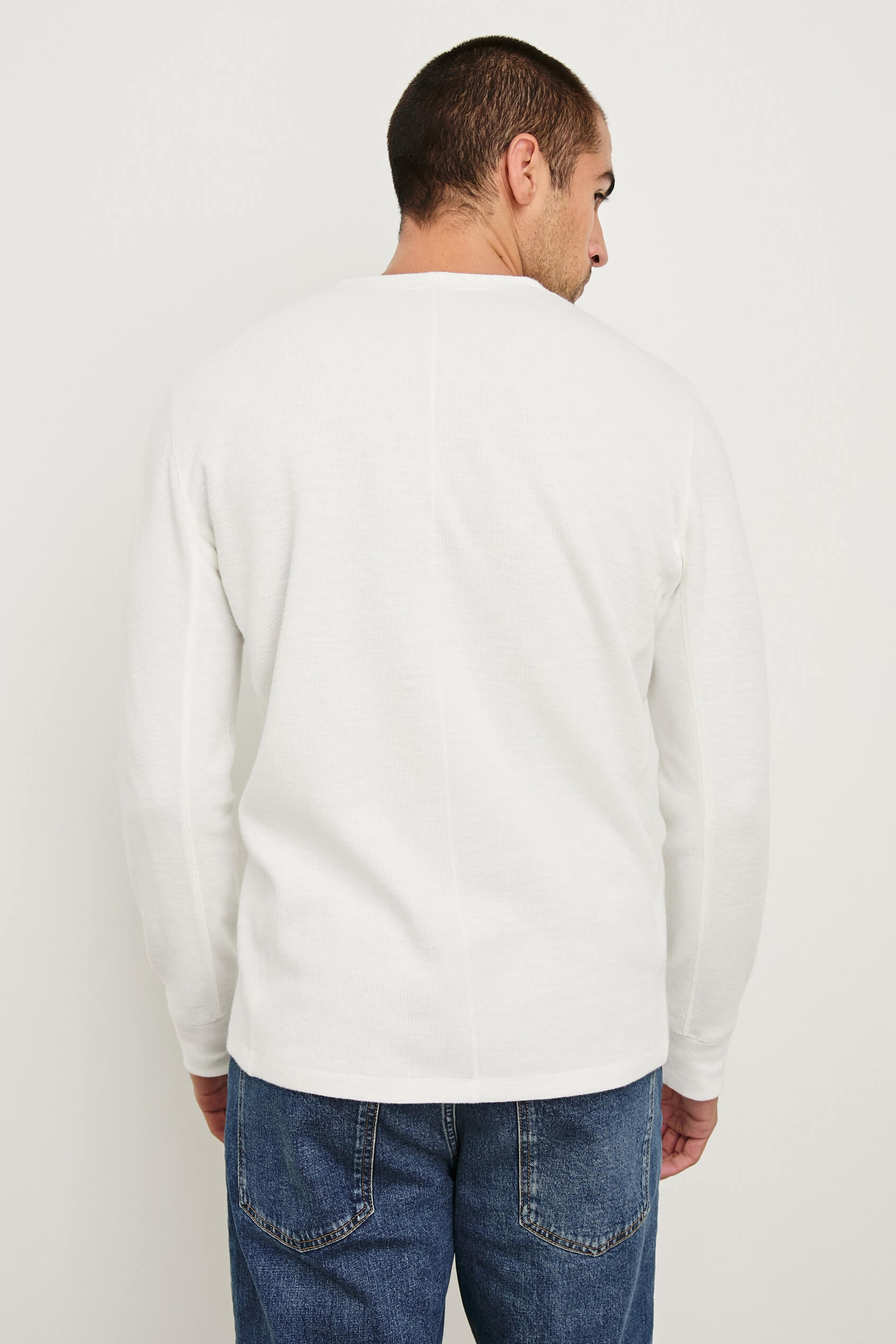 Rails Soto Henley in whitecap