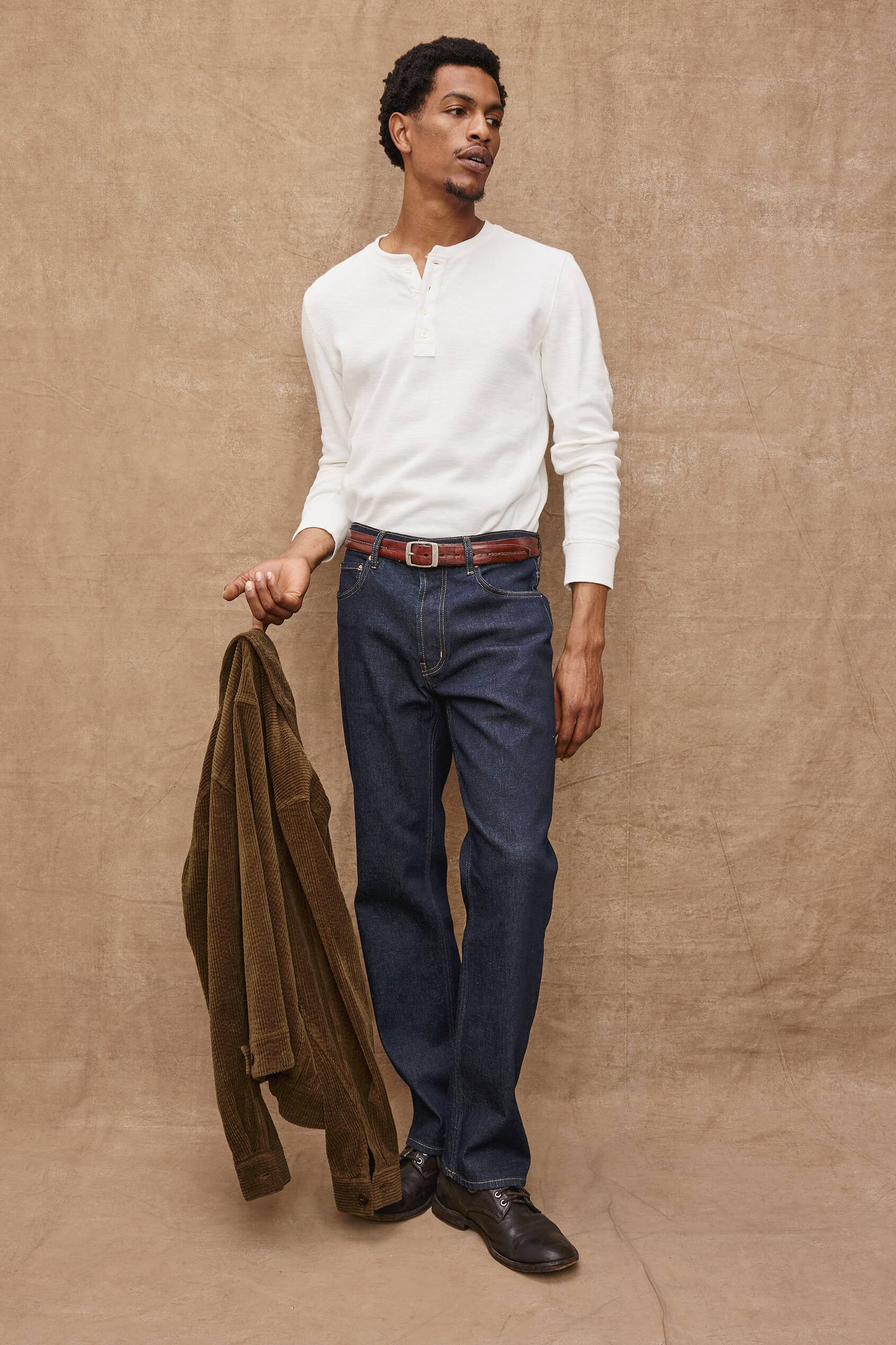 Rails Soto Henley in whitecap