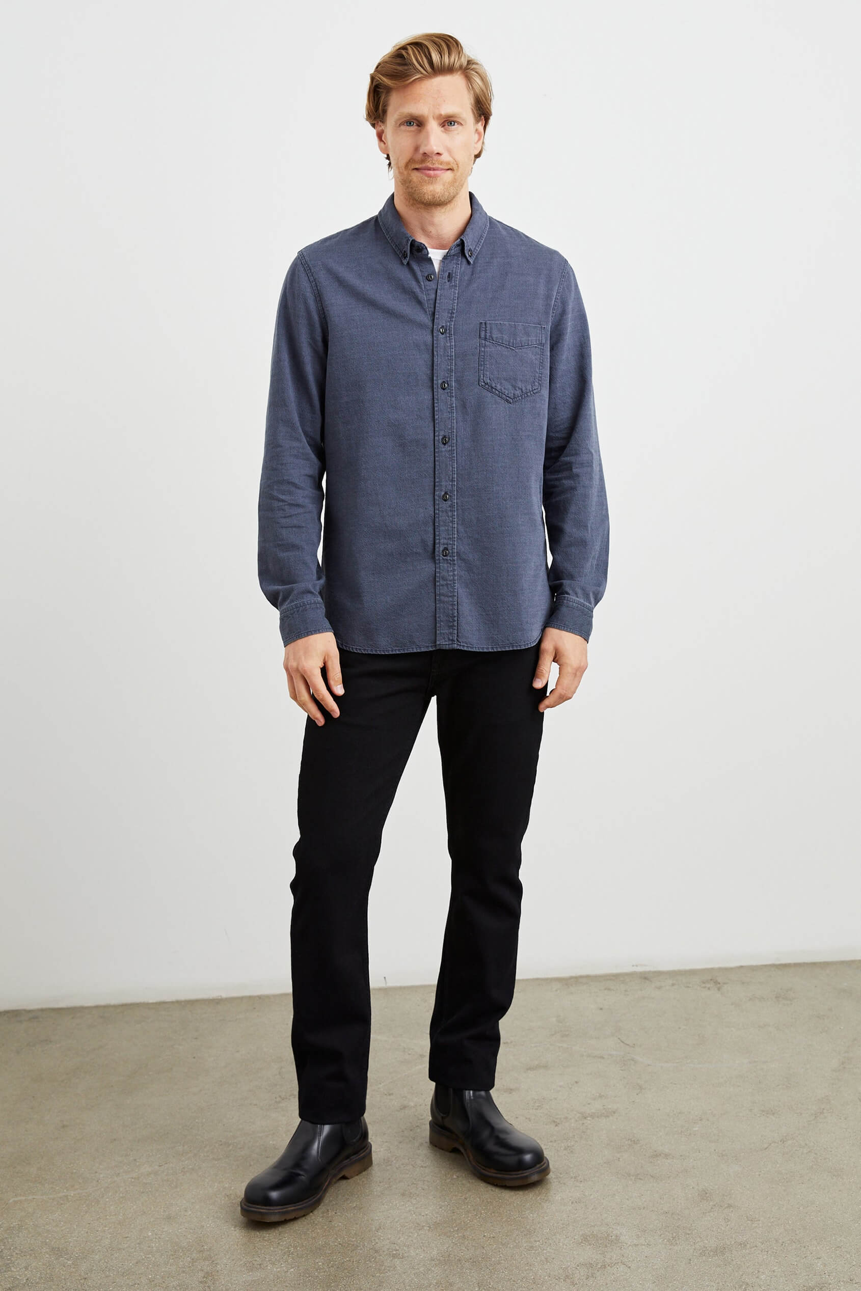 Rails Tristan Shirt in mountain eclipse