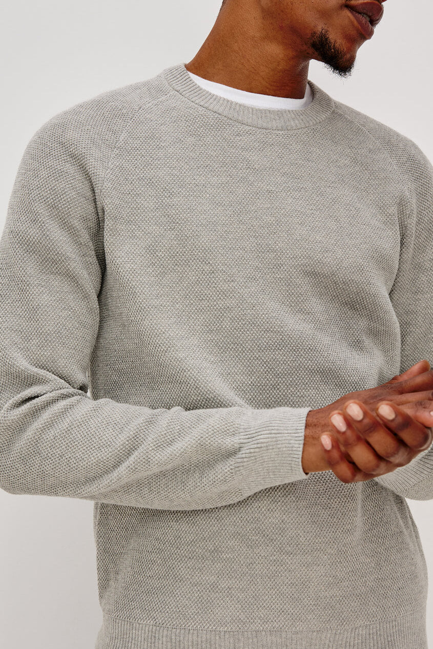 Rails Vann Sweater in grey heather