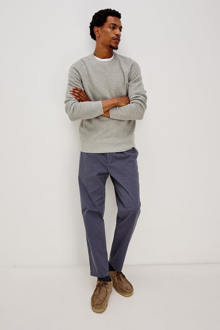 Rails Vann Sweater in grey heather
