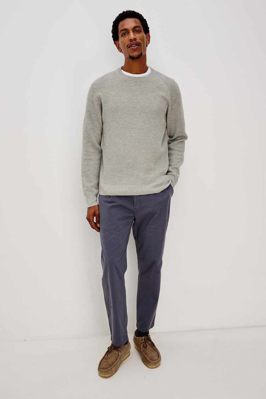 Rails Vann Sweater in grey heather