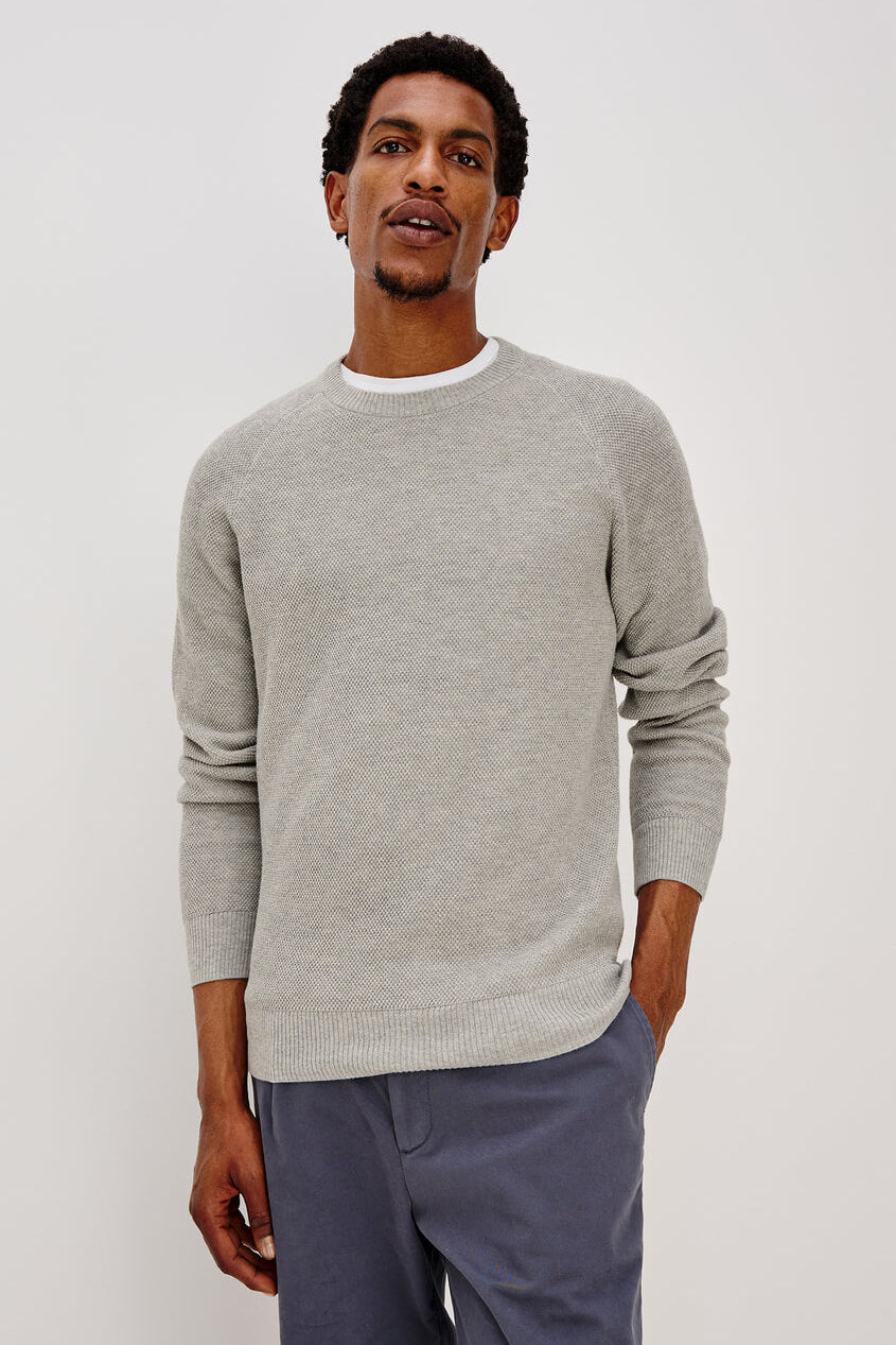 Rails Vann Sweater in grey heather