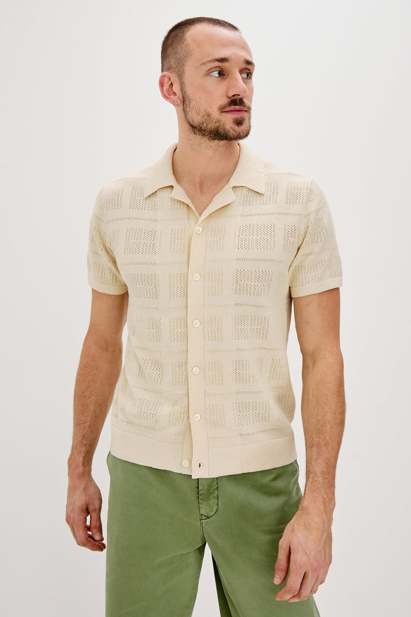 Rails Yates shirt in cream