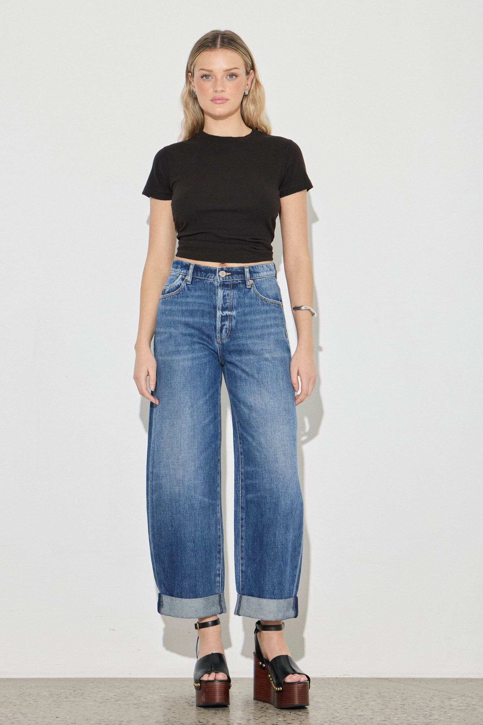 Rolla's Gigi Barrel Jean in Paris Texas
