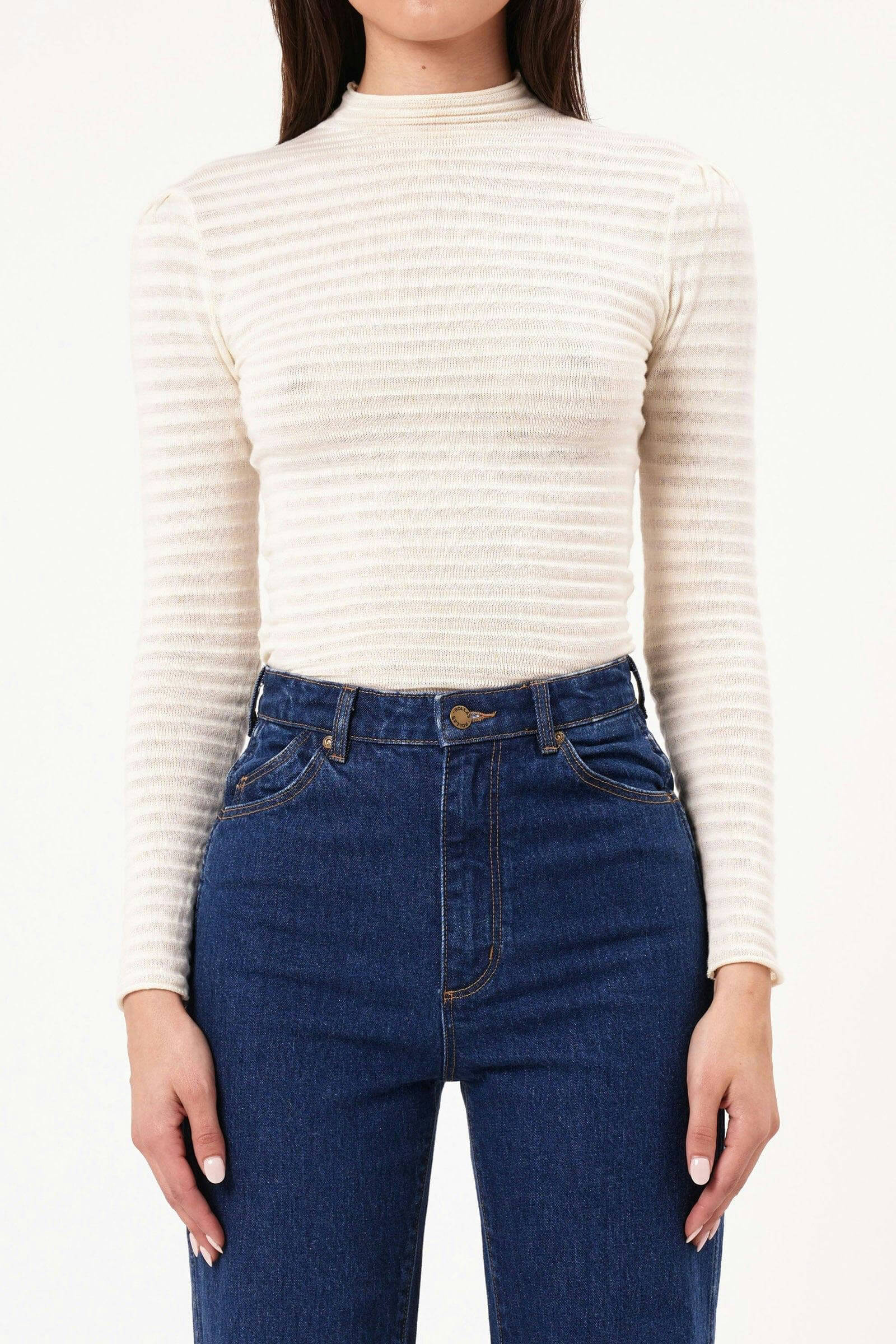 Rollas Jeans Edgar top in cream