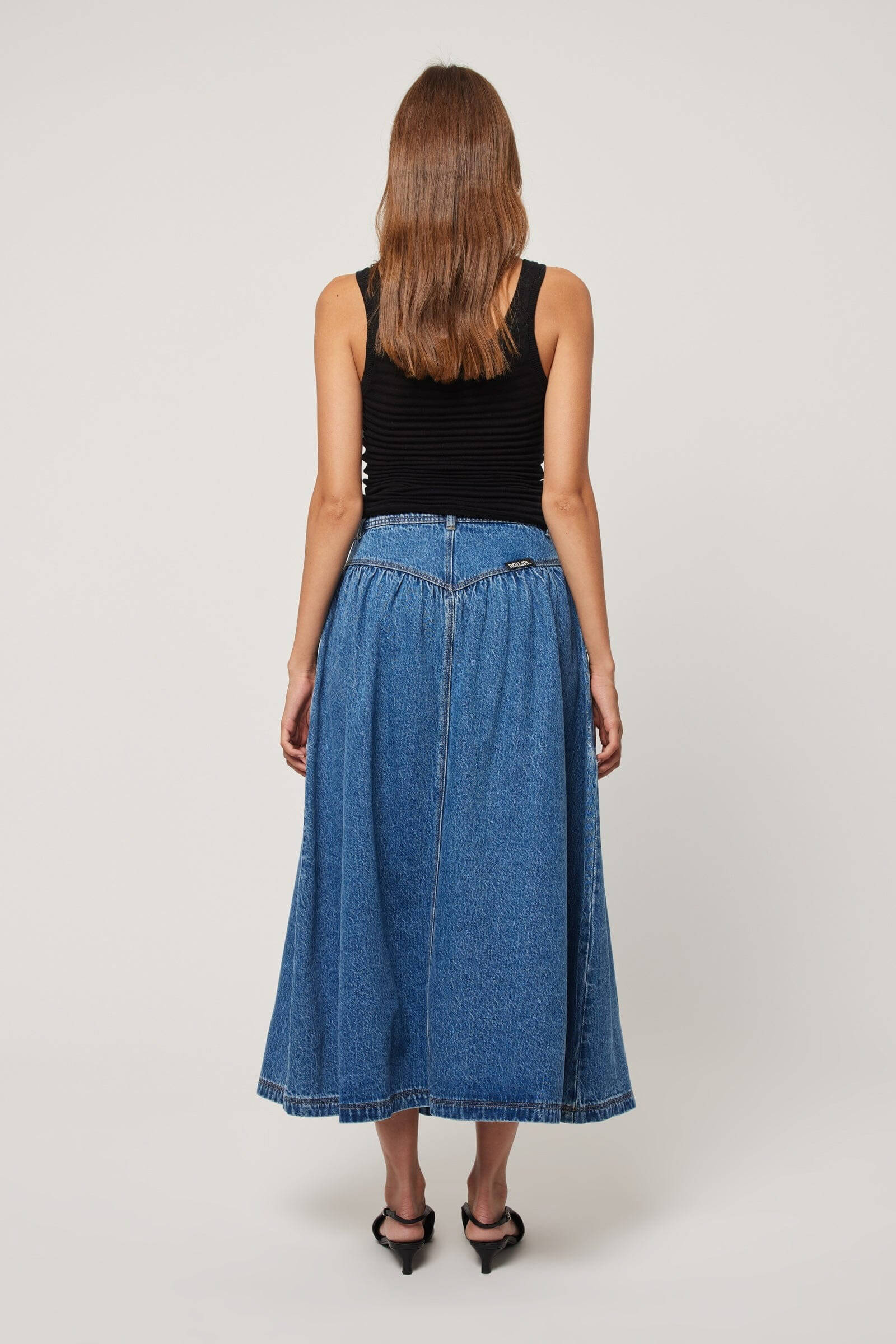 Rollas Jeans leonie skirt in river blue