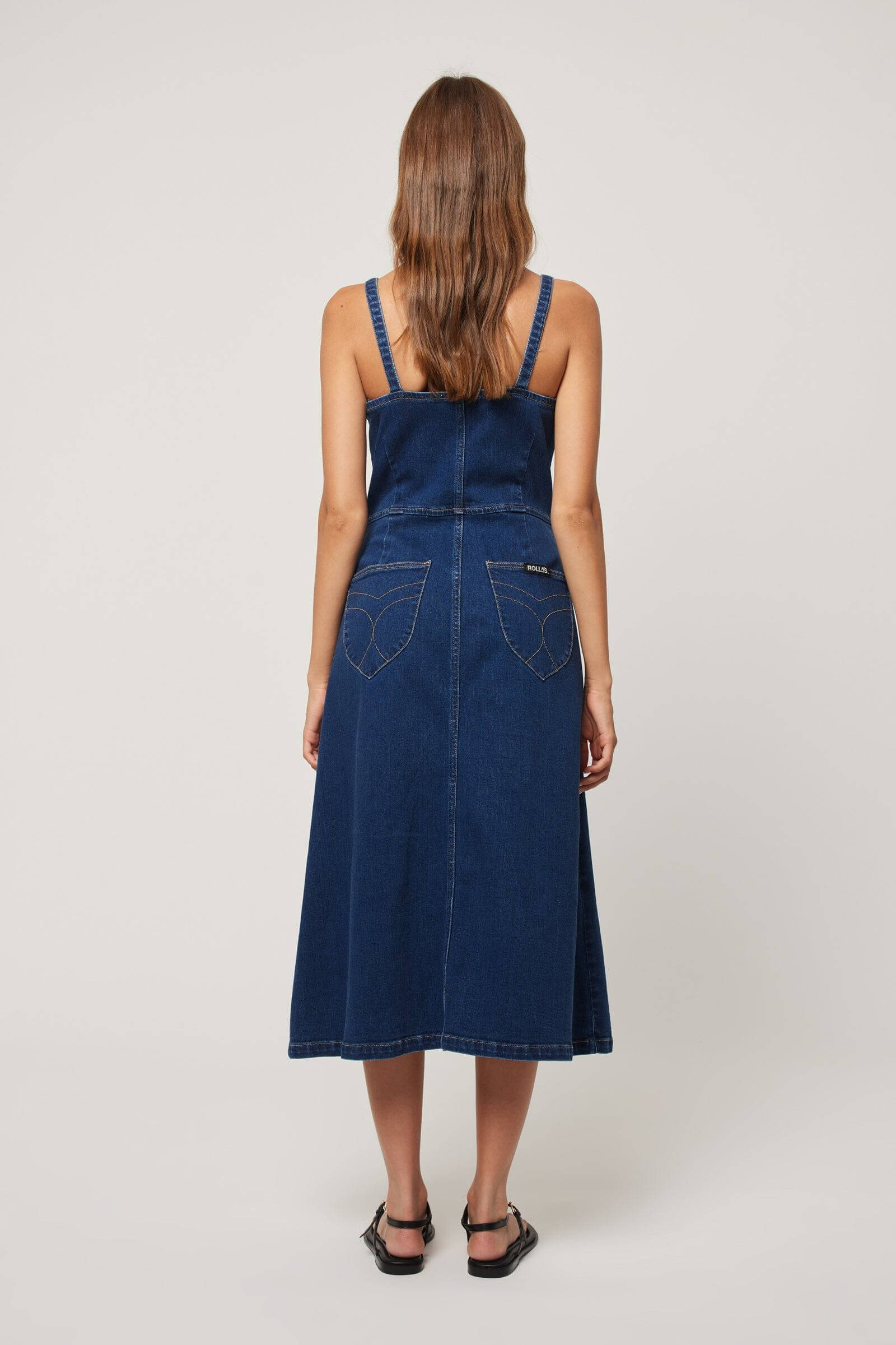 Rollas Jeans Mara Dress in deep blue