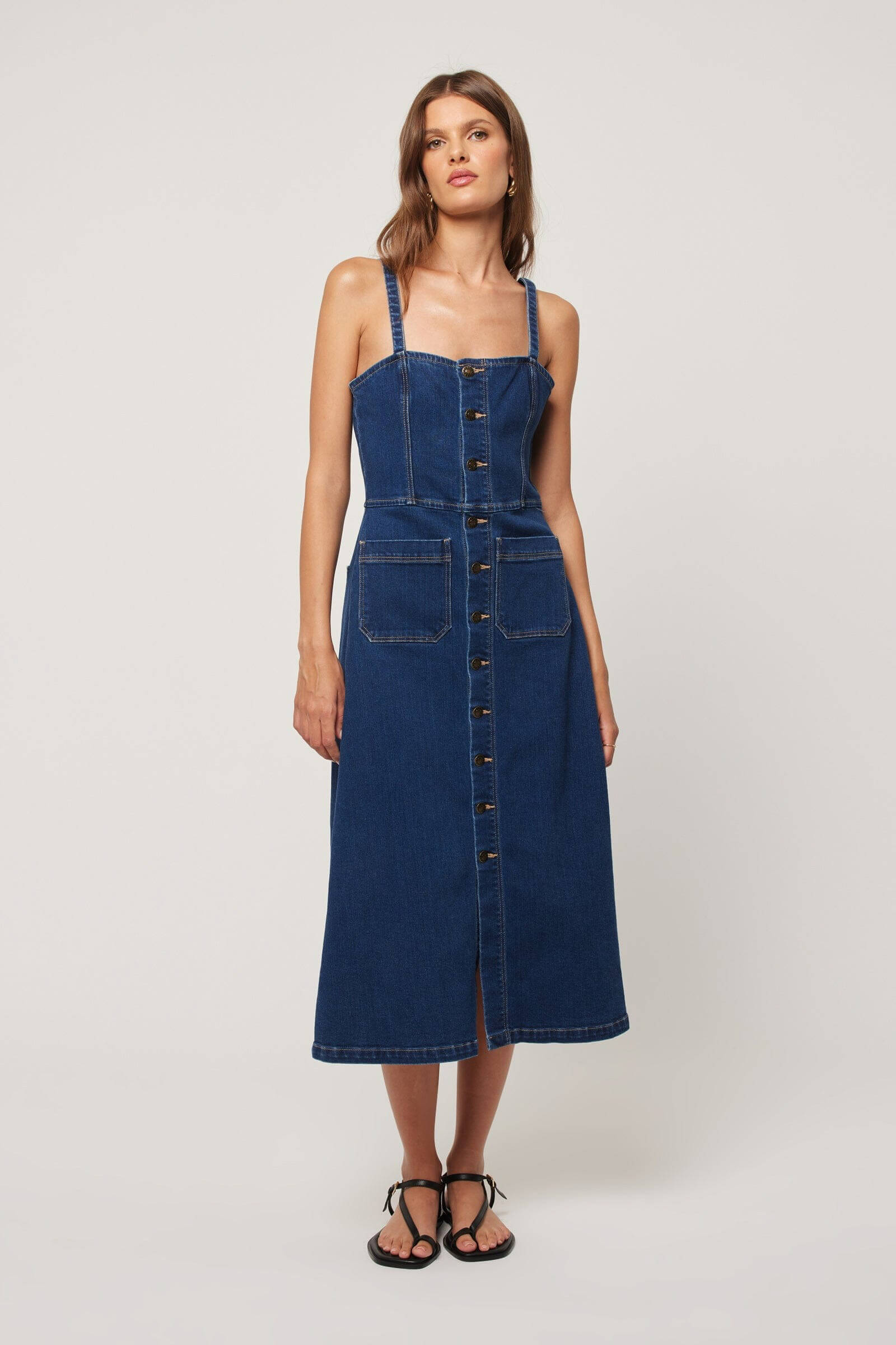 Rollas Jeans Mara Dress in deep blue