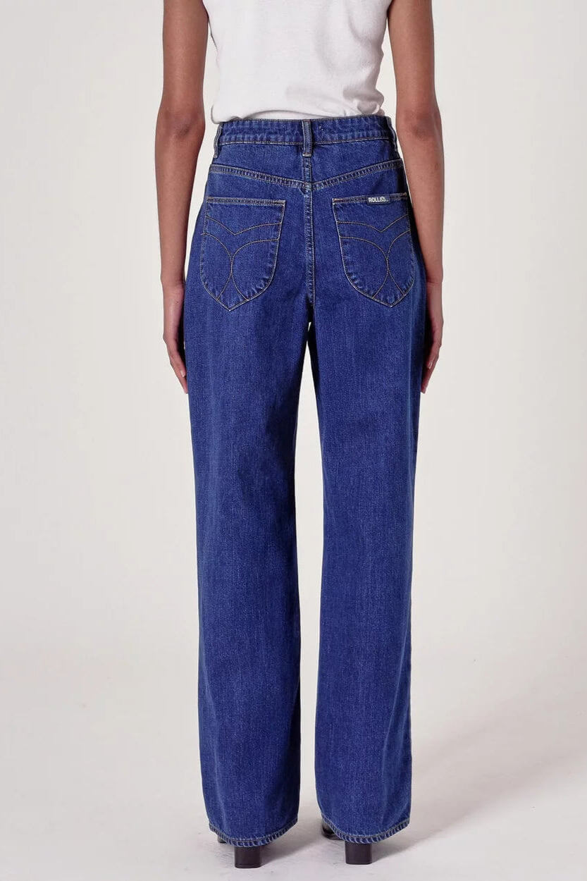 Rolla's Stevie Relaxed Jean in pacific blue