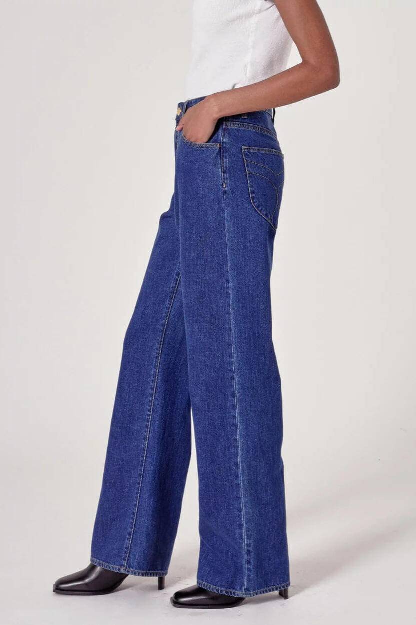 Rolla's Stevie Relaxed Jean in pacific blue