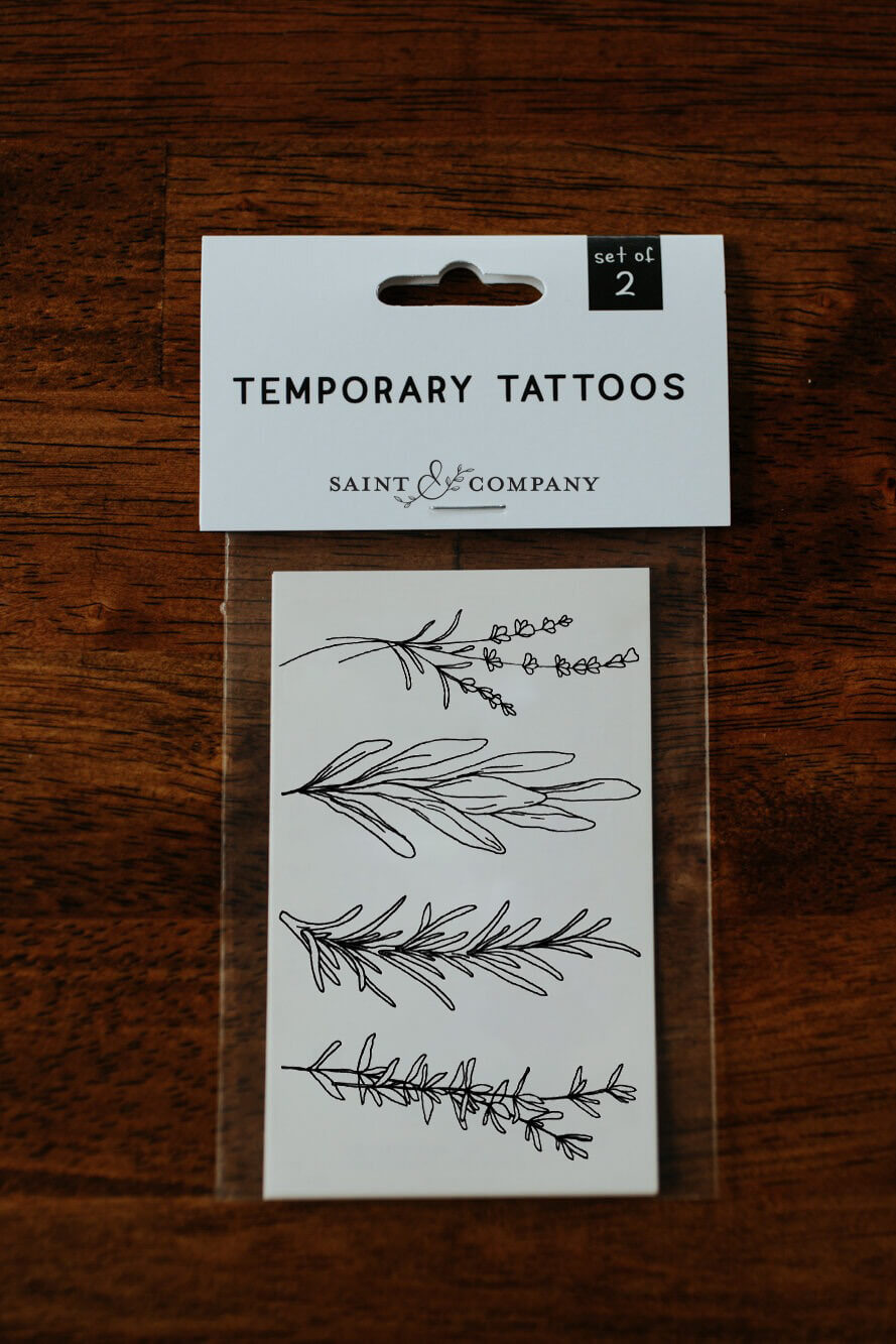 Saint & Company herbs tattoo
