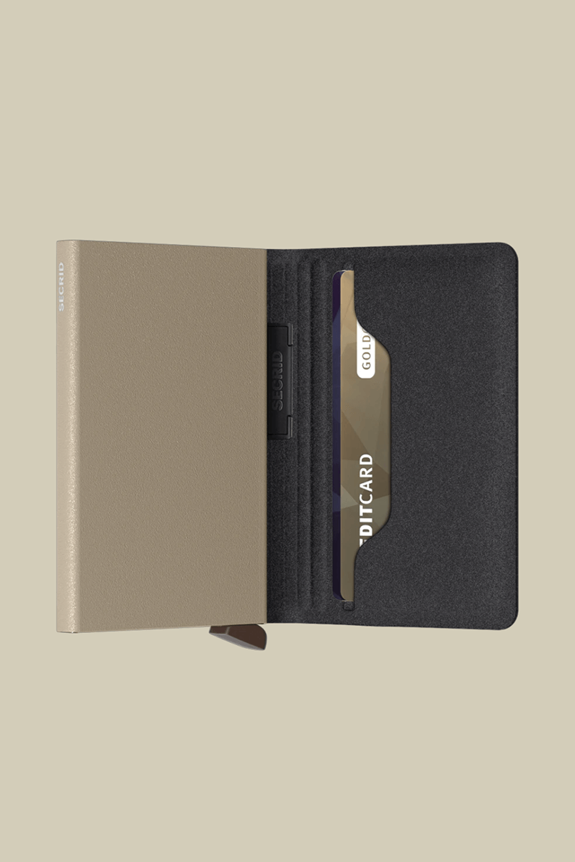 Secrid band wallet in black and olive