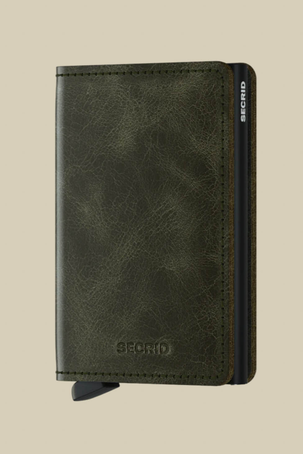 Secrid slimwallet in vintage olive black