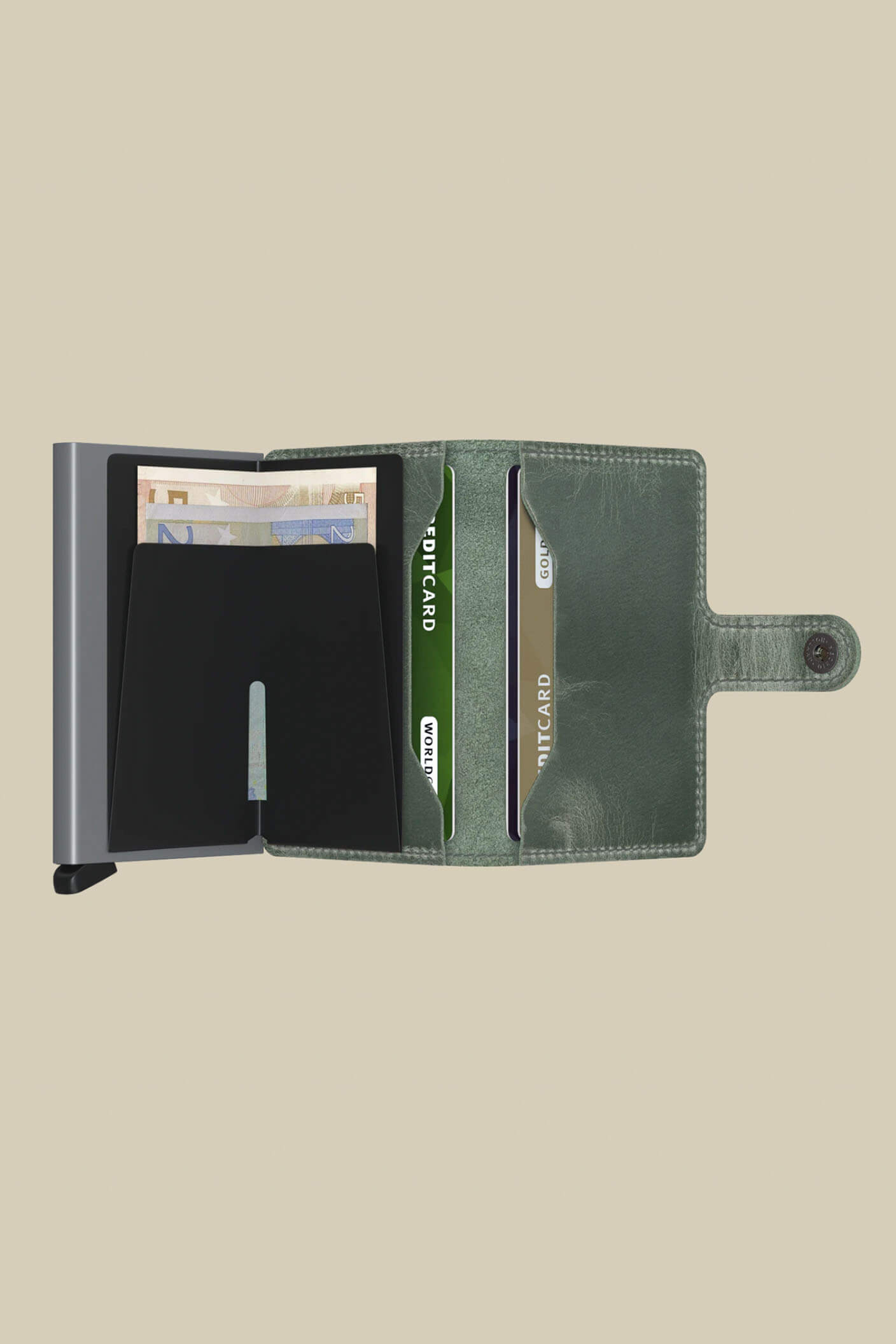 Secrid miniwallet in vintage sage