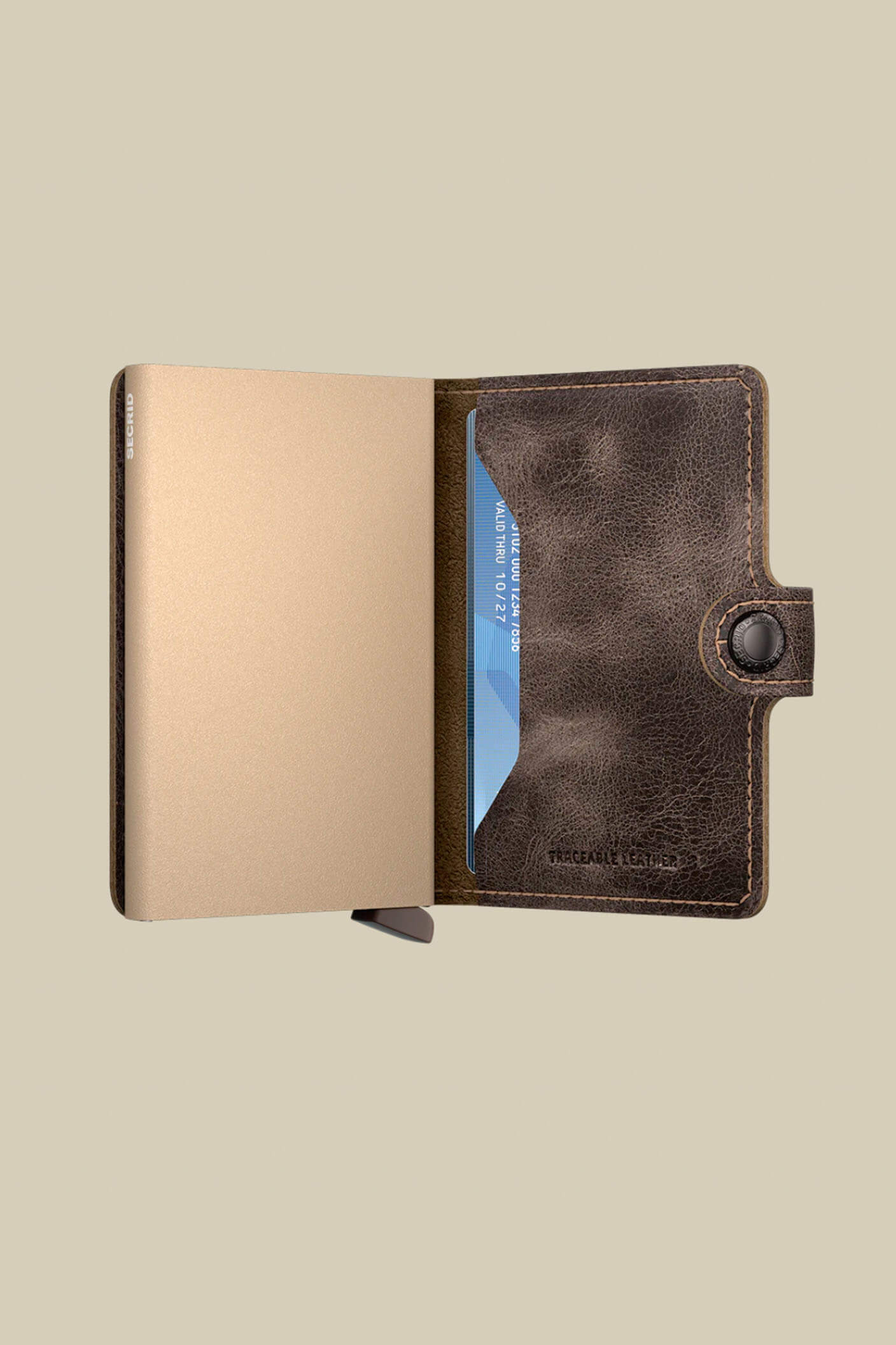 Secrid miniwallet in vintage traceable clay