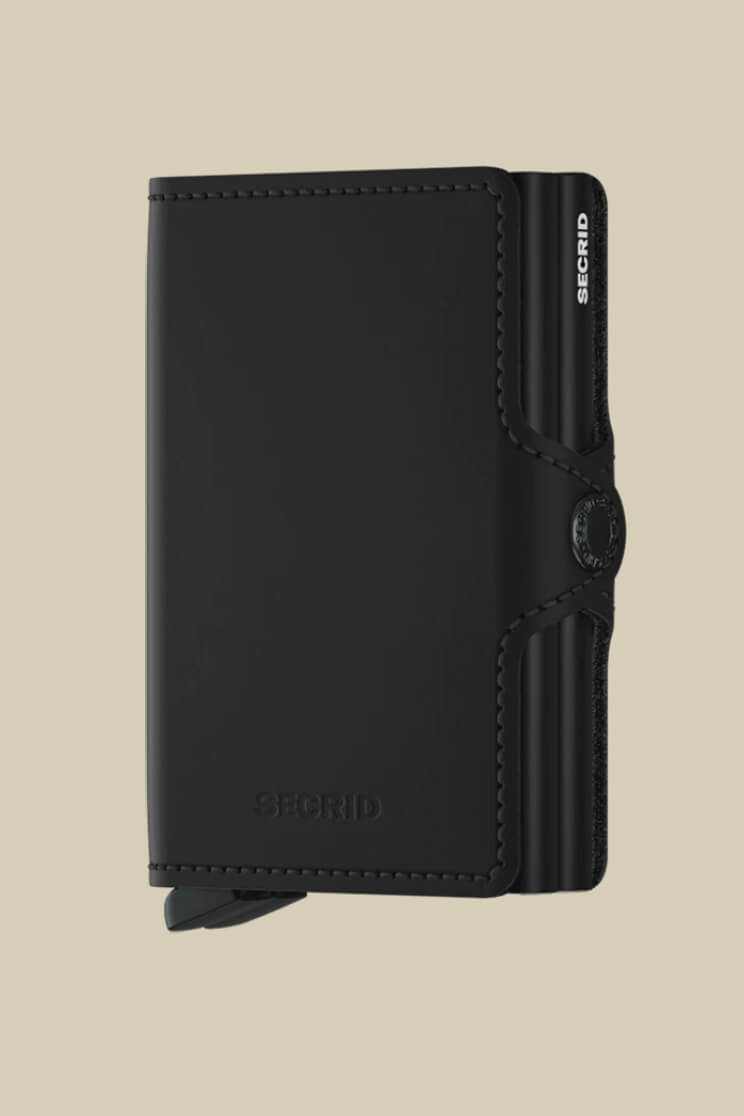 Secrid Wallets twin wallet in matte black