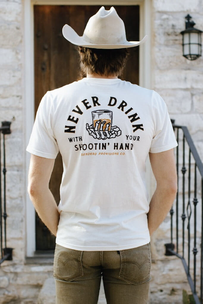 Sendero shootin hand tee