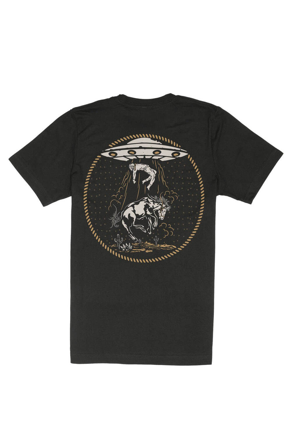 Sendero Charros and Aliens tee in black