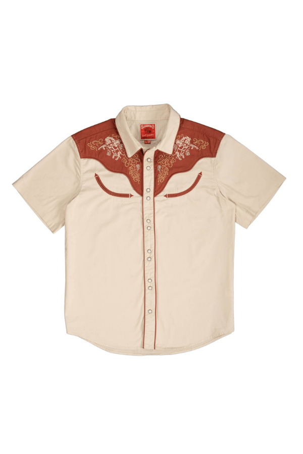 Sendero Cody Western Shirt in oat