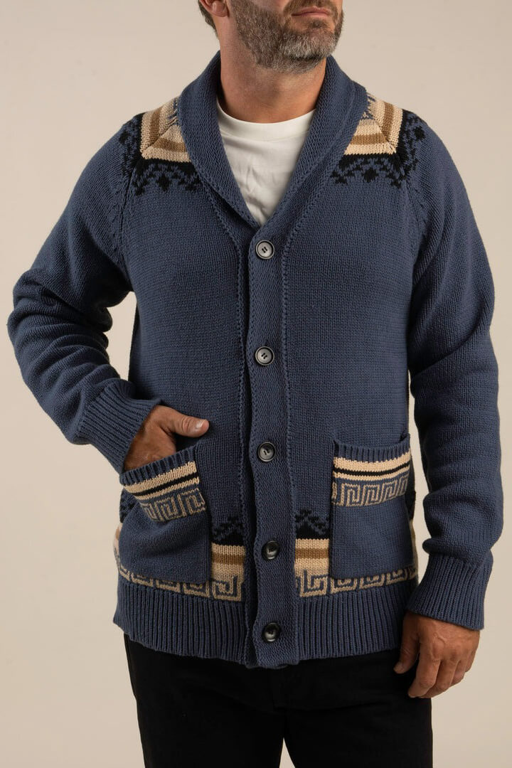 Sendero nuevo laredo jacket in faded indigo