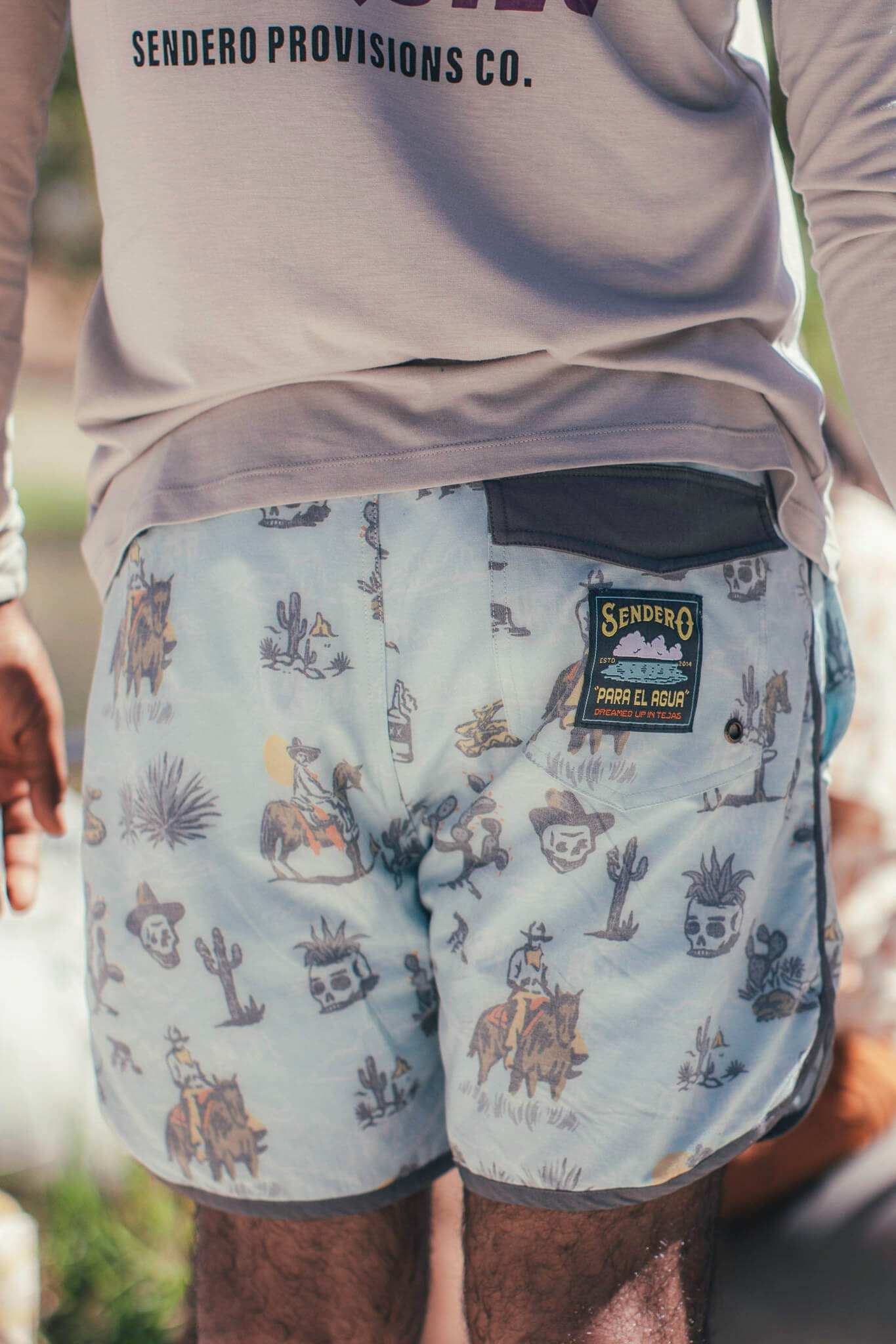 Sendero point bar boardshorts in muertos