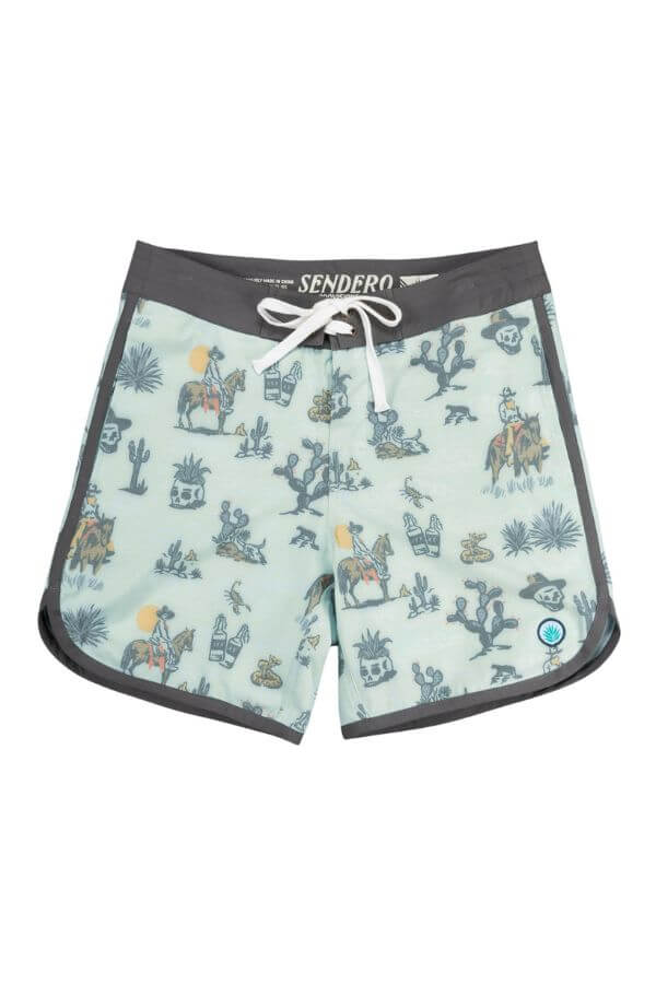 Sendero point bar boardshorts in muertos