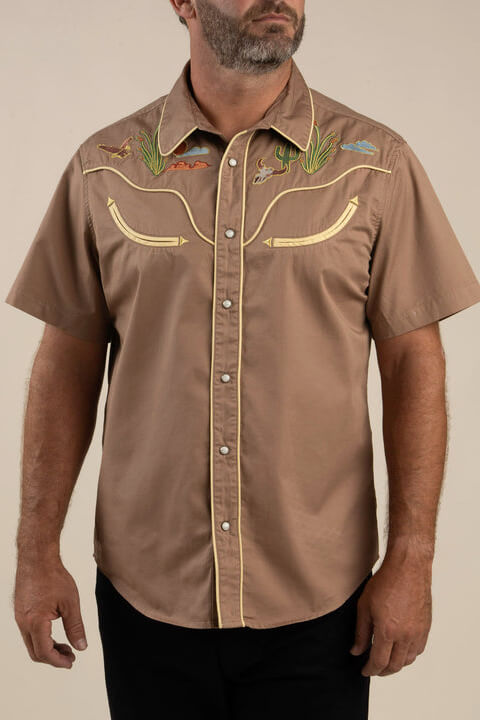 Sendero Prescott Western Shirt in burro