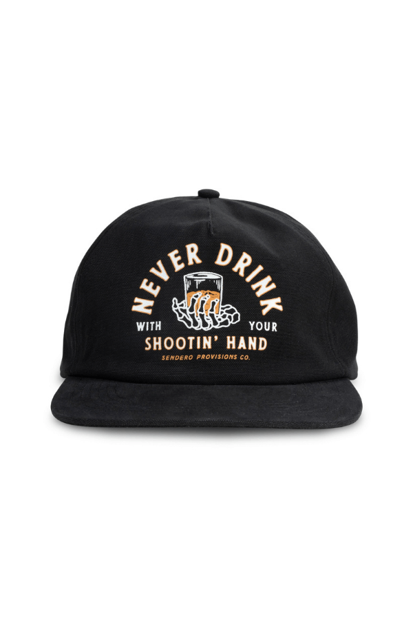 Sendero Shootin Hand Hat in black