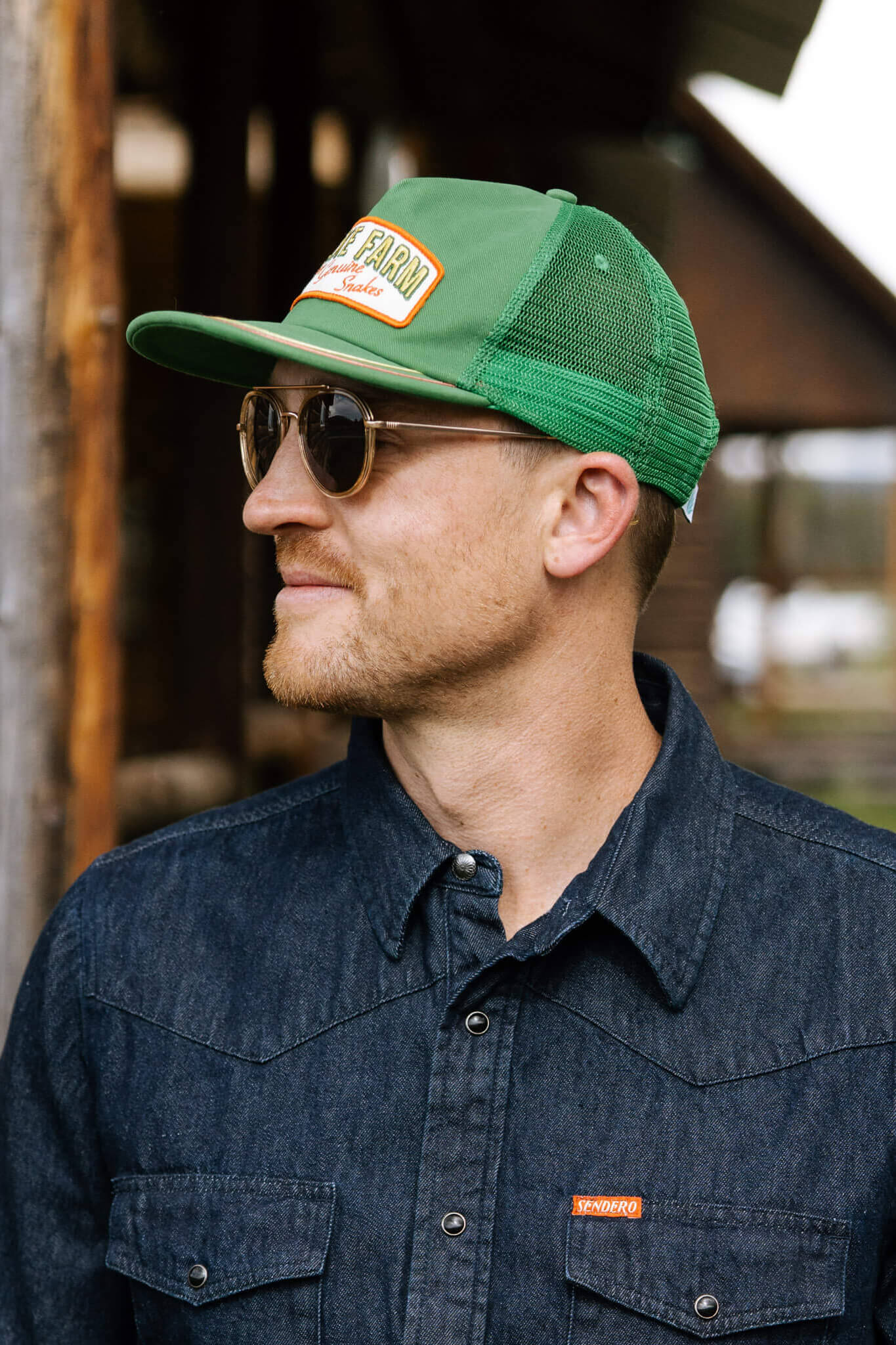 Sendero Snake Farm Hat in green