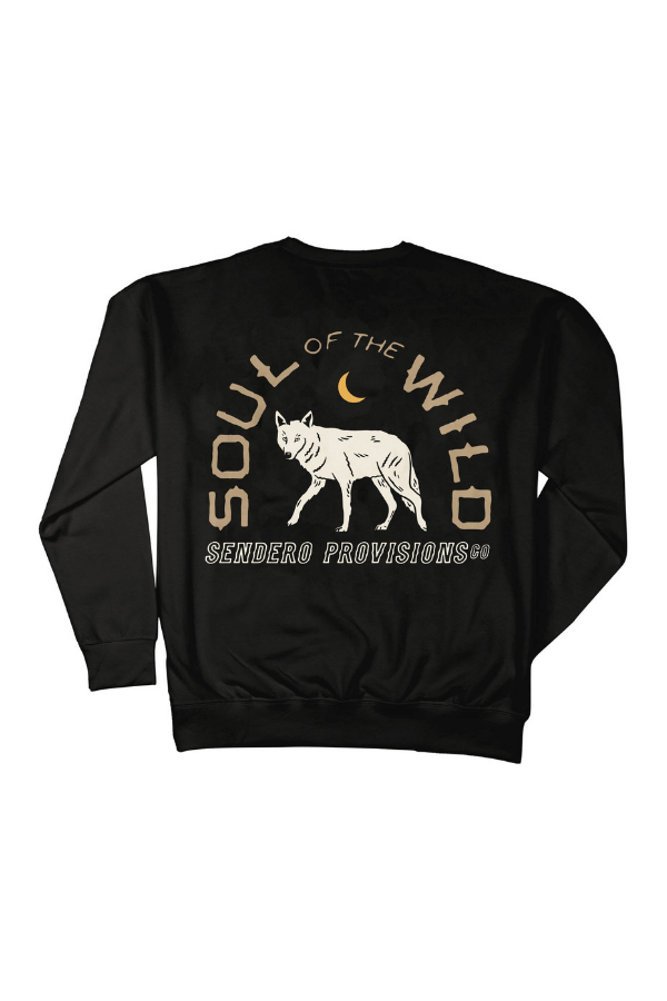 Sendero Solitario Sweatshirt in black