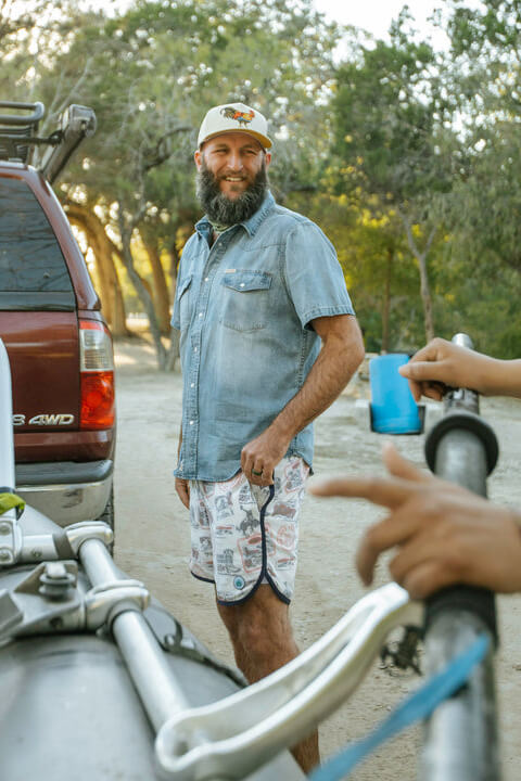 Sendero Wyatt Shirt in vintage denim