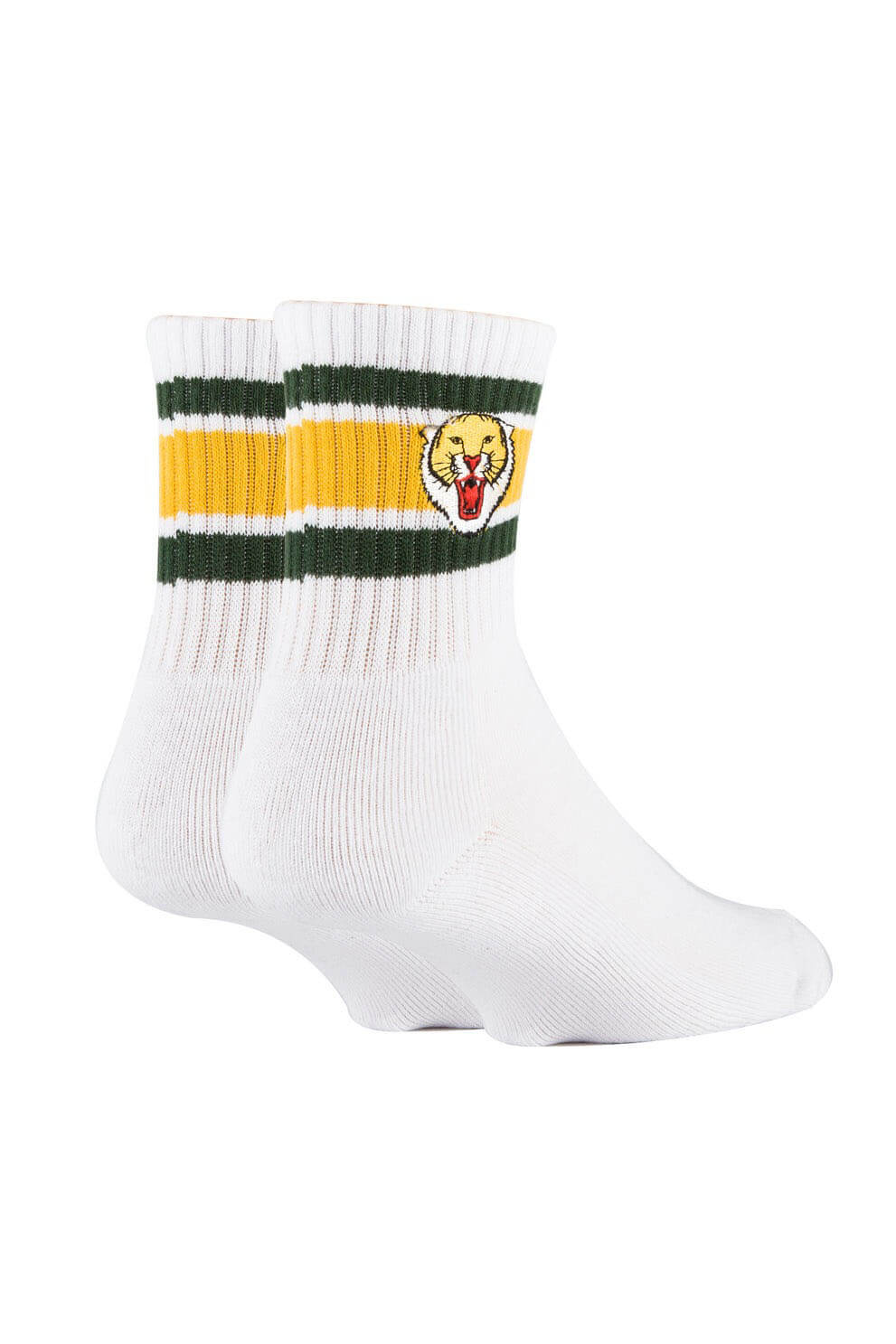 Sock It Up mens athletic mid crew in eye of the tiger