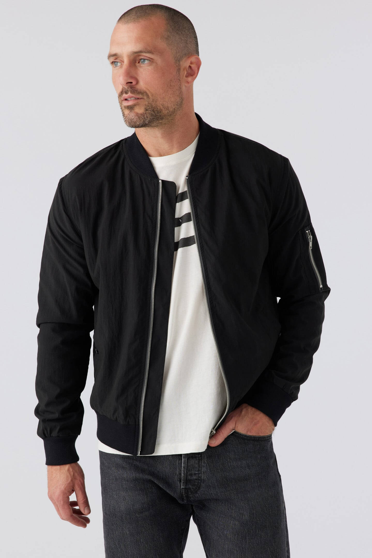 Sol Angeles keith bomber in black
