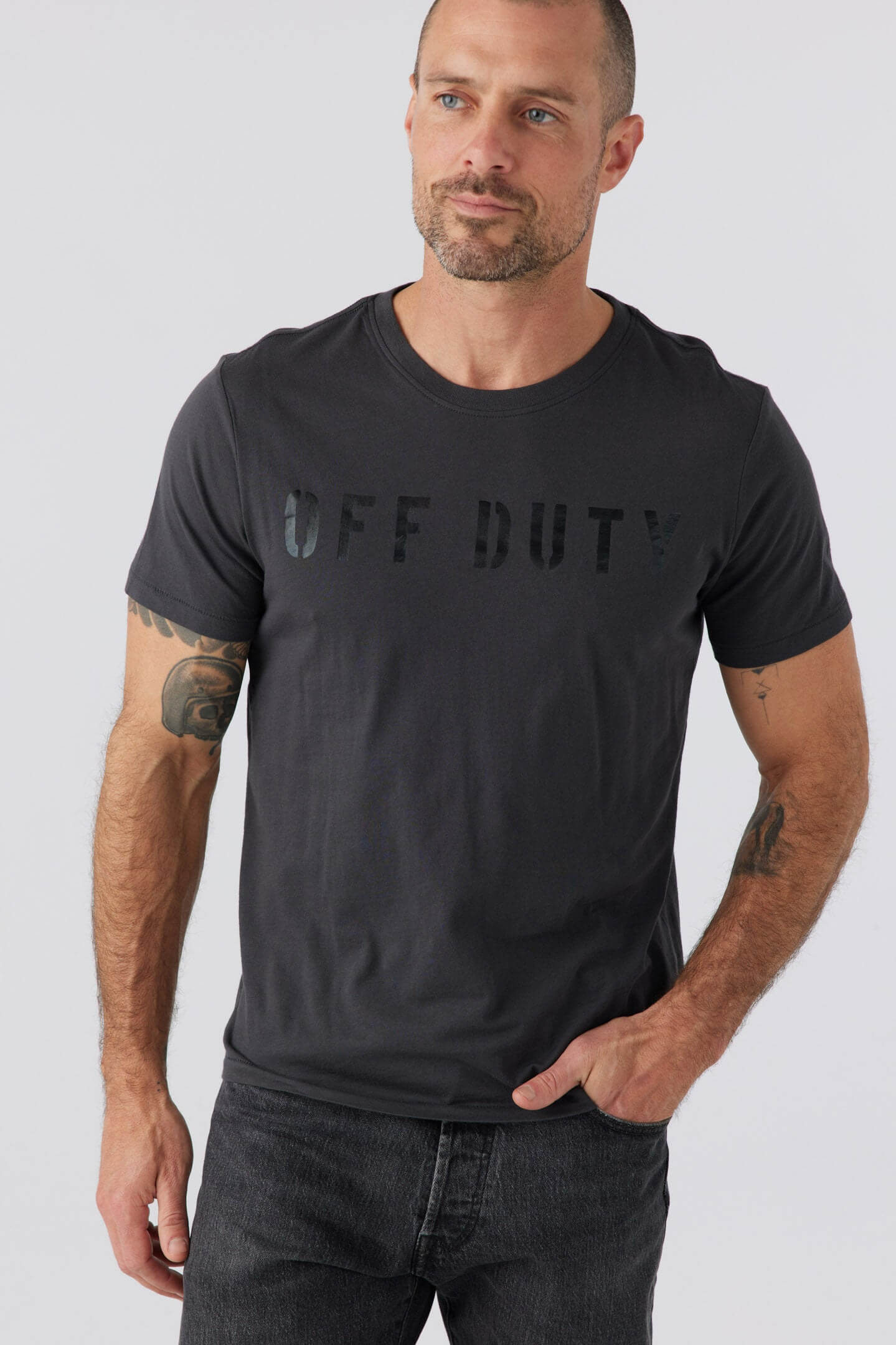 Sol Angeles off duty sunset tee in vintage black
