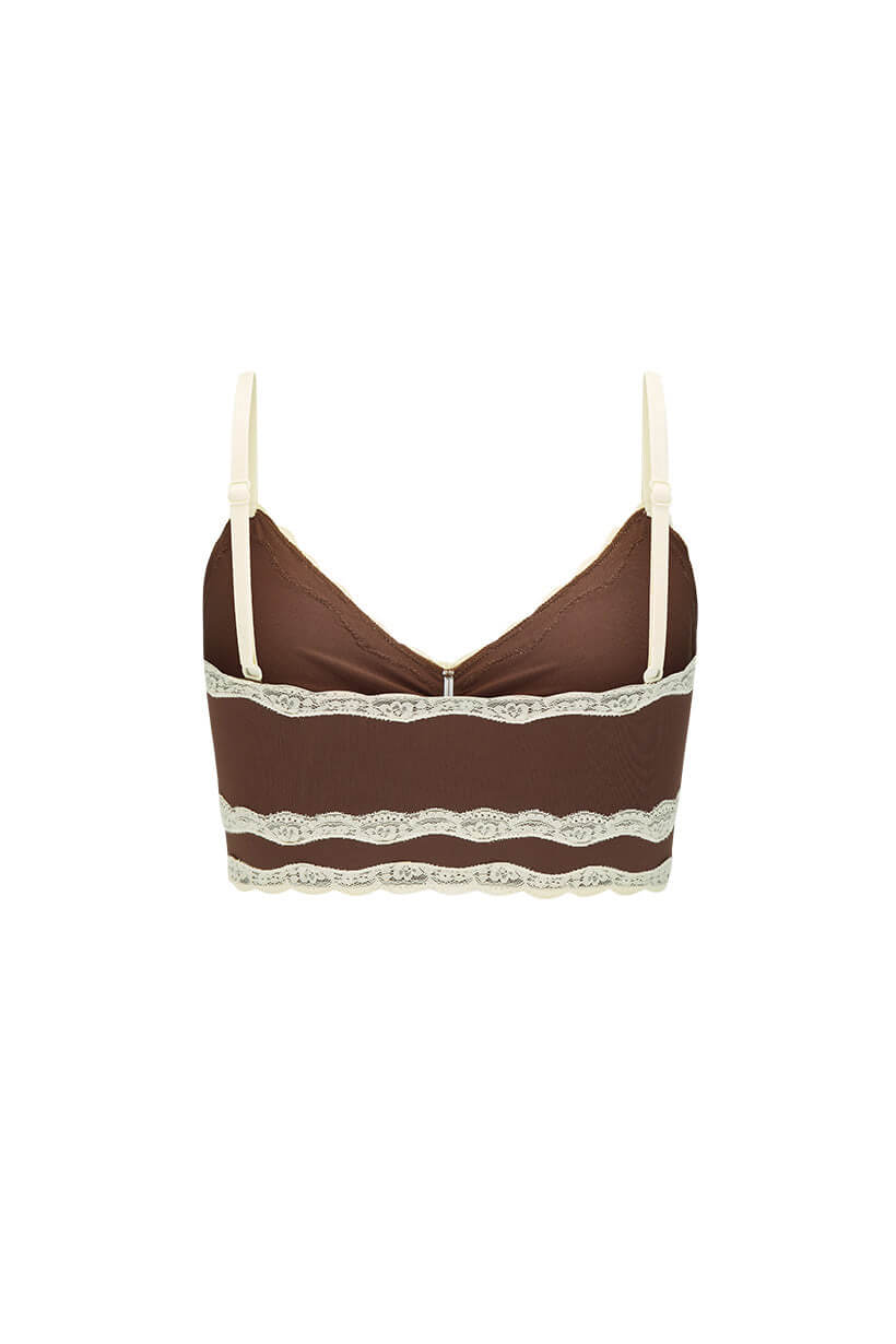 Spell Amour Lace Bralette in coconut