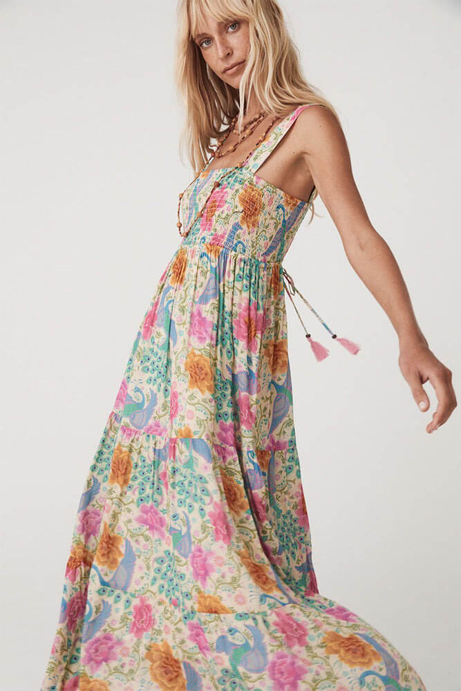 Boheme Strappy Maxi Dress