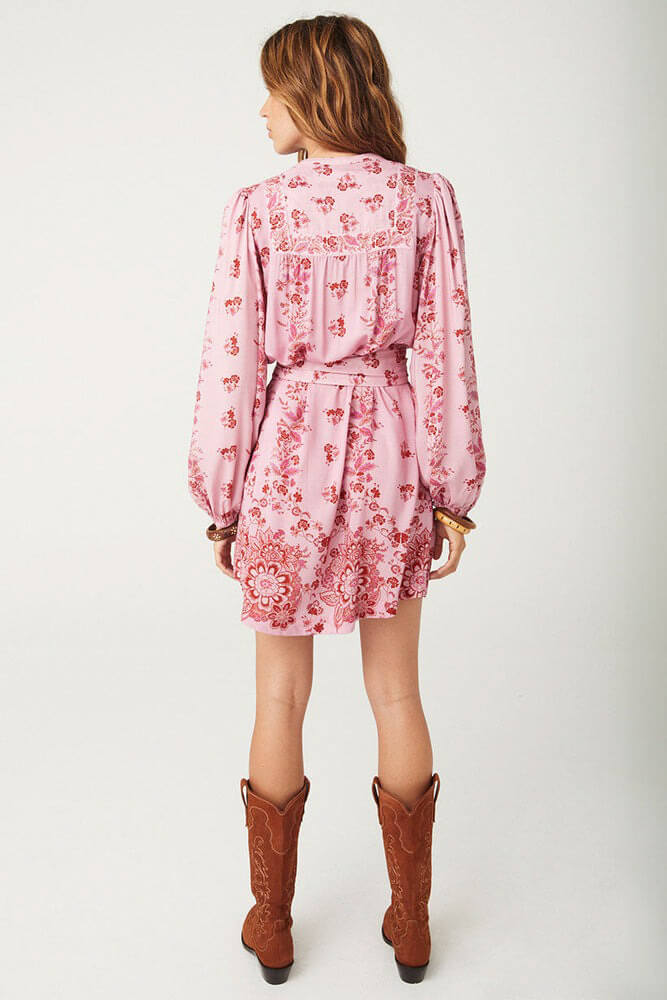 Spell Rebel Spirit tunic dress in zinnia