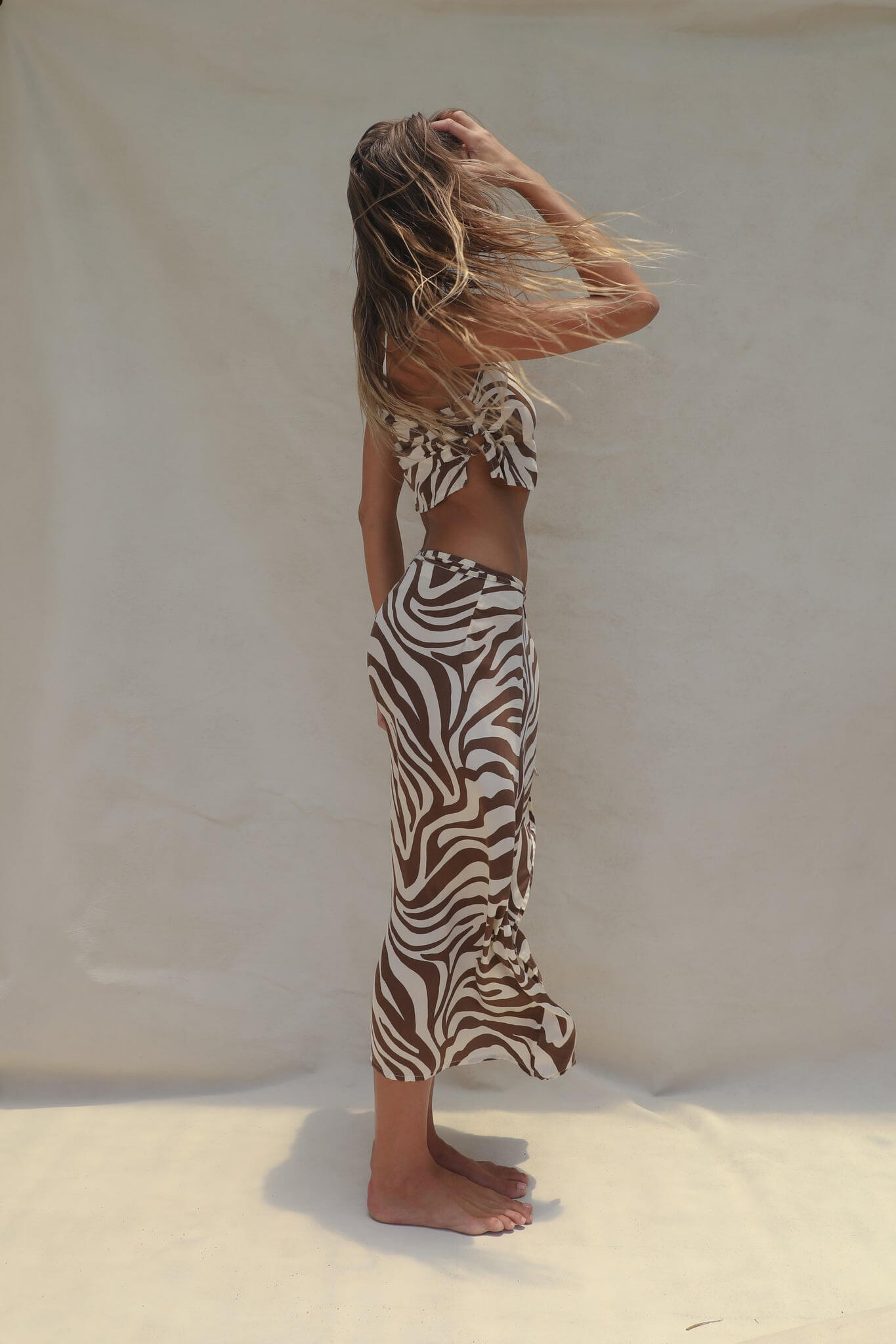 Stone Fox Swim Nia Top in untamed